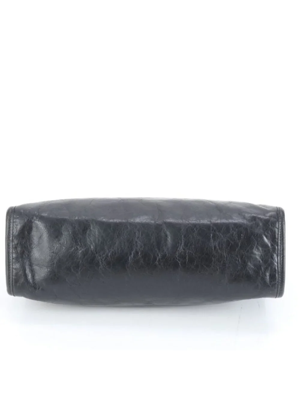 ★SOLD★ Gucci Interlocking Leather Clutch Pouch Black Ewe - Picture 4 of 8